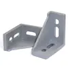 Conector de Ángulo para Fundición a Presión Accesorios para Perfiles de Aluminio Fijación en Ángulo Recto / Ranura de Esquina para Ángulo de 303040 Estándar Nacional Estándar Europeo