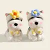 Celebridade Popular da Internet Filhote de Schnauzer Chaveiro de Carro Boneca de Pelúcia Boneca Fofa Pingente de Bolsa Pequeno Presente Atacado