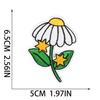 Lindo Adhesivo de Tela Bordado de Abeja de Pasto Pequeña Flor Bolsa Ropa Decoración Parche de Mariposa Bordado Planchado de Girasol