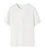 Camiseta Básica de Malha Stretch 205g Manga Curta Gola Redonda Roupa de Trabalho Camisa Cultural Estampada com Logo Camisa Publicitária Mesmo Estilo para Homens e Mulheres