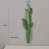 Cacto Simulador com Espinhos, Paisagismo de Cactos, Plantas Verdes, Plantas Tropicais de Areia, Enfeites Decorativos para Janela Interna