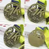Medalha Metálica Vazada Personalizada para Eventos Esportivos, Medalhas de Futebol, Competições de Corrida de Maratona