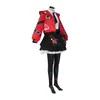 Disfraz de cosplay Eccentric Lullaby, el mismo estilo que el uniforme JK del cosplayer alienígena del juego, conjunto de falda corta roja y negra, atuendo de cosplay para actuación