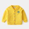 Meninos Coringa Top Coreano Desgaste Infantil Atacado Bebê Bordado Cardigan Meninas Top Outono Fábrica Atacado