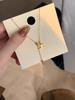 Collar colgante tipo c para mujer otoño e invierno lujo ligero extraíble cadena para suéter acero de titanio que no se decolora cadena para suéter