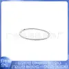 Pulsera Panjiadora S925 Chapada en Plata Cuproníquel Color Gota de Pegamento Completa en Diamante Pulsera Cerrada Pulsera Hueca de Amor