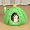 Nido para Gatos Cactus Semicerrado Cálido de Invierno Extraíble y Lavable Casa para Gatos Casa Universal Cuatro Estaciones Nido para Cachorros Nido para Mascotas