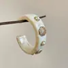 Set de pulseras vintage, pulseras de ala ancha a la moda y versátiles, pulseras versátiles apilables de alta gama, nuevo diseño primavera-verano