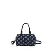 Bolsa de Mão Texturizada de Alta Qualidade para Revenda, Bolsa Almofada, Bolsa Feminina 2026 Outono Nova Bolsa de Ombro Jeans Xadrez, Bolsa Transversal para o Dia a Dia