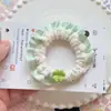 Laço de Cabelo Fresco, Romântico e Fofo de Trevo de Quatro Folhas Estilo Coreano para Meninas, Doce Acessório de Cabelo de Alta Elasticidade