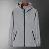 Roupa de proteção solar de verão masculina nova, respirável, secagem rápida, casaco com capuz, fino, seda gelada, roupa para esportes, jaqueta para atividades ao ar livre