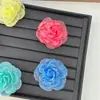 Exquisitas Flores de Malla con Purpurina Multicolor, Coloridas Manualidades DIY para Accesorios de Cabello, Decoración de Ropa, Zapatos de Mujer, Sombreros, Bolsos y Materiales