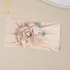 Acessórios de cabelo infantis estilo europeu e americano, tiaras finas florais de verão, confortáveis e macias, projetadas para proteger a moleira, tiaras largas para bebês e crianças pequenas