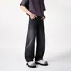 Yidao Vintage 2026 Primavera Nuevo Retro Americano Lavado Desgastado Corte Holgado Dobladillo Curvo Jeans Casuales para Hombre