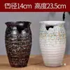Maceta Artesanal de Cerámica Gruesa de Corte Alto para Suculentas, Tocón Viejo, Maceta para Suculentas Moradas, Maceta de Cerámica de Arena Morada con Muesca, Colgante de Jade Cerámico