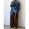 Pantalones Casuales Rectos Sueltos Estilo Retro Japonés Maillard Nueva Moda Primavera y Otoño 2025 Marca Todas las Combinaciones Pierna Ancha para Hombres y Mujeres