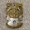 Jade Xiu de Estilo Antiguo Marca Hueco Artesanías del Oeste de Zhou, Jade Antiguo, Jade Viejo, Colgante de Jade, Disco de Jade, Adorno Decorativo de Jade Clásico para Manipular