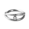 Anillo de Nariz y Pendiente de Oreja Doble Anillo de Aleación de Titanio Jiangtai F136 Incrustado de Diamantes y Pendiente de Oreja G23 Aleación de Titanio Joyería de Piercing Corporal de Venta Caliente Transfronteriza