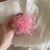 Grampo de Cabelo de Malha Florido Xadrez Doce para Meninas e Mulheres, Grampo Suave para Meio Preso na Parte de Trás da Cabeça, Novo Acessório de Cabelo 2026