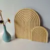 Artículos decorativos transfronterizos con etiquetado y dropshipping, decoraciones para pasteles en stock, bandejas de madera estilo japonés, artesanías con dropshipping de una pieza