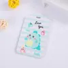 Funda protectora para tarjeta de comida de estudiante de dibujos animados de PU, cubierta para insignia de fábrica, cubierta para tarjeta de exposición, cuero suave, impresión a color de LOGO, cubierta para tarjeta de acceso