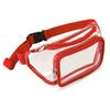 Bolsa de Cintura Transparente de PVC Transversal Esportes ao Ar Livre Bolsa Transparente Bolsa de Viagem Diversos Bolsa Especial de Armazenamento Visual