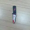 Halloween Transfronterizo Europeo y Americano Cuchillo de Acrílico Tijeras Hacha Divertida Resina Impreso Doble Cara Joyería Colgante Orejas DIY