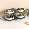 Estante multicapa para preparación de alimentos para restaurantes, estante de almacenamiento para platos y utensilios, solución de almacenamiento para encimeras de restaurante