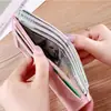 [Item Quente Transfronteiriço] Nova Carteira com 70% de Desconto para Mulheres, Carteira Curta, Carteira de Couro Simples Estilo Ins Girly Porta-Cartões