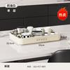 Prateleira de Armazenamento de Mesa Doméstica Cozinha Sala de Estar Porta-Copos de Grande Capacidade Vem com Bandeja de Drenagem Acessível Rack de Armazenamento de Copos de Luxo de Alta Qualidade