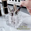 Suporte para Colher de Máscara, Colher para Pegar Creme, Espelho de Vidro de Mesa, Pincel Aplicador de Creme para Olhos para Maquiagem e Skincare, Caixa de Armazenamento