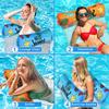 Hamaca Inflable Personalizada Licheng Reclinable Flotante para Agua con Red Piscina Inflable Flotador de Agua Cama Flotante para Piscina