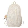Mochila pequeña fresca de aspecto alto para niñas, ligera, de gran capacidad, mochila escolar para estudiantes de secundaria y preparatoria, oso reflectante, mochila casual