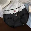 Nuevas bragas triangulares para mujer estilo universitario, de algodón puro, cómodas, suaves y lindas, estilo juvenil, con entrepierna de algodón antibacteriano y cobertura completa de cadera