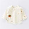 Ropa para recién nacidos de media espalda de algodón sin hueso para bebés recién nacidos, ropa interior suave para primavera y otoño.