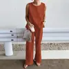 Conjunto de Calça Pantalona Sem Manga Estilo Europeu e Americano 2026 para Mulheres, Conjunto Casual Duas Peças Liso Solto de Verão, Tendência Transfronteiriça