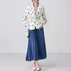 Moda Femenina Europea y Americana Otoño 2026: Nueva Chaqueta Casual Larga Elegante y con Estilo, Lista para el Trabajo, de Corte Holgado y Ajustada