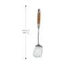 Alça Penduradora de Jacarandá Aço Inoxidável 304 Cozinha Doméstica Colher Grande Espátula de Cozinha Escorredor Colher de Macarrão Escorredor Colher de Arroz