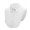 Cuello Falso, Talla Grande, Unisex, Cuello Falso para Camisas, Versátil Azul y Blanco de Negocios, Cuello Puntiagudo, Solapa, Cuello Falso para Atuendo Profesional