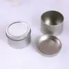 Frascos para Velas al por Mayor en Stock, Cajas Redondas Pequeñas de Hojalata Negras, Cajas Doradas en Forma de Lingote para Dulces e Incienso Sólido, Cajas de Regalo
