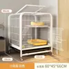 Jaula para gatos extragrande para uso en interiores, espaciosa villa de actividad para gatos con arenero integrado, castillo para gatos, linda casa con estructura de escalada para mascotas