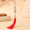 Fivela de Paz Estilo Chinês Pingente de Franja DIY Novo Estilo Chinês Broche Qipao Pingente de Bolsa Espelho Retrovisor Pequeno Pingente