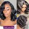 Peluca de encaje frontal más vendida en AliExpress, peluca corta rizada de moda europea y americana, peluca de onda grande, cobertura en stock, cabello de generación