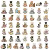 50 pegatinas vintage de gatitos de palacio estilo europeo para uso transfronterizo, materiales de collage collage de acuarela pintados a mano de gatitos para vestidos Lolita para journaling