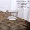 Estilo japonês martelo padrão caneca chá xícara de degustação Zen Kung Fu Tea Cup Copo de vinho pequeno Tea Bowl Thickened Gold Painting Kung Fu Tea Set