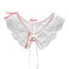 Comercio electrónico transfronterizo para bordado de hilo de algodón para niños, nueva ropa exterior a juego con falda, chal pequeño decorativo, cuello falso