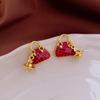 Pendientes de Lujo Ligero Medusa Retrato de Ángel Geométricos Redondos Pendientes Moda 2026 Joyería al por Mayor para Mujeres