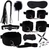 Set de bondage de peluche, set de bondage alternativo, set de diez piezas, set de ocho piezas, set de siete piezas, set de cuerda de algodón y esposas de nailon