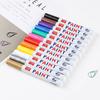 Guangna 101 Amazon Explosions Paint Pen 12 cores terno DIY preto cartão caneta de cor pneu removedor de tinta marcador