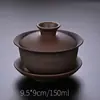 Oferta especial: Conjunto de Chá Gongfu com Xícaras e Tigelas Grandes e Pequenas, Xícaras e Tigelas Sancai em Tons Pastéis Pintadas à Mão